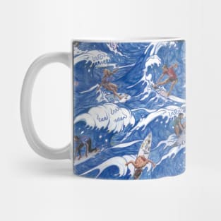 Blue walls Mug